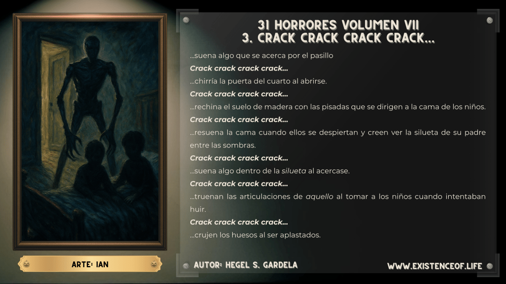 ..suena algo que se acerca por el pasillo